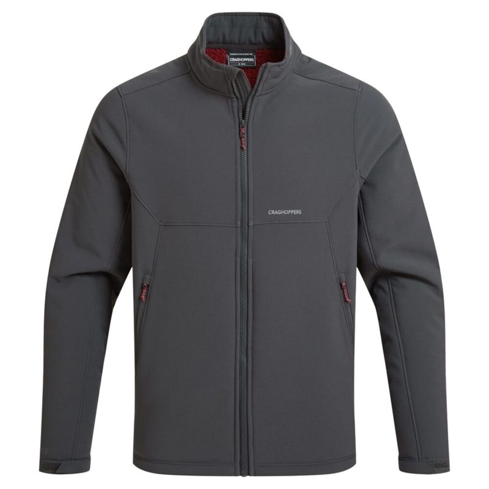 Craghoppers Mens Selside Soft Shell Jacket / Dark Iron